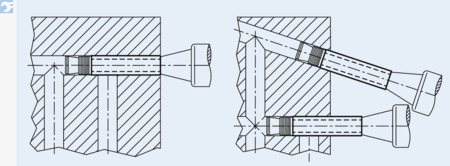 BN 26197 KOENIG EXPANDER® SK Espaciadores para tapones de sellado de la serie SK 552 con perno alargado de 30 mm