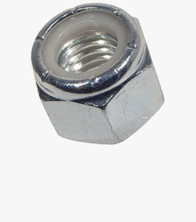 BN 166 Prevailing torque type hex lock nuts with polyamide insert, with UNF thread