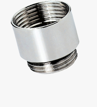 BN 22041 JACOB® Rozszerzenia okrągłe  gwint metryczny na gwint Pg, z pierścieniem typu o-ring