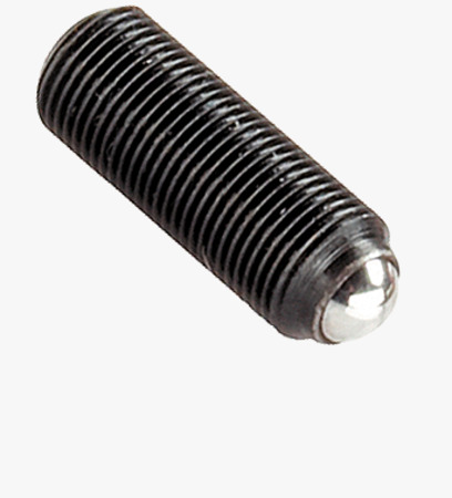 BN 55568 HALDER EH 22720. Ball-ended thrust screws headless, with hex socket and metric fine thread, round ball