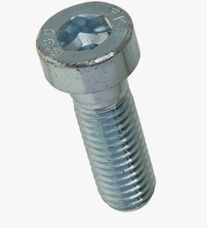 BN 20737 Cylinderhoved skruer med indvendig sekskanthul, lavt hoved og nøgleføring, med fuldt / delgevind