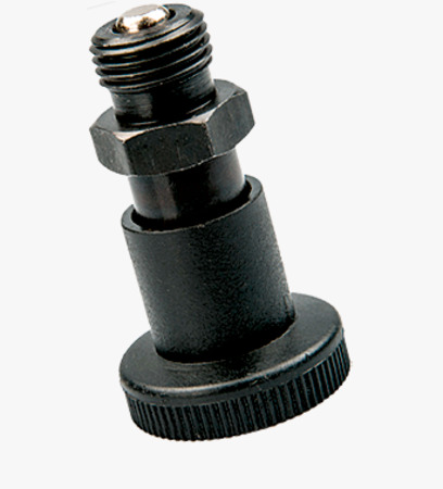 BN 2920 FASTEKS® FAL Index Bolts compact with stop with metric fine thread and hex collar, short type