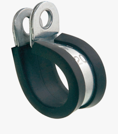 BN 20574 MIKALOR P-Clip Rubber-lined connecting clamps for low pressure