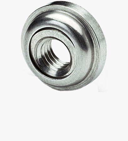 BN 26657 PEM® AC Self-clinching nuts floating, with UNC thread, for metallic materials