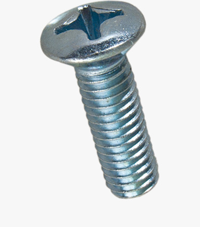 BN 392 Phillips oval countersunk head machine screws form H