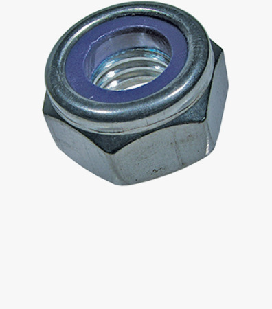 BN 33024 Prevailing torque type hex lock nuts thin type, with polyamide insert