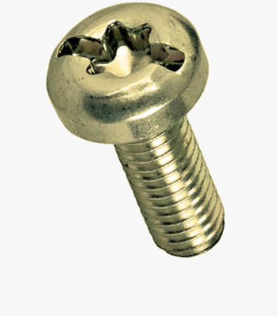 BN 84405 Hexalobular (6 Lobe) socket pan head screws with uncontinuous slot fully threaded