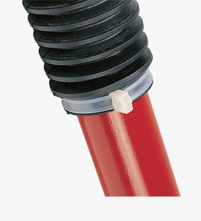BN 22141 HellermannTyton® KR8 Attaches de câbles avec verrouillage à pointe en fibre de verre stabilisé à la chaleur