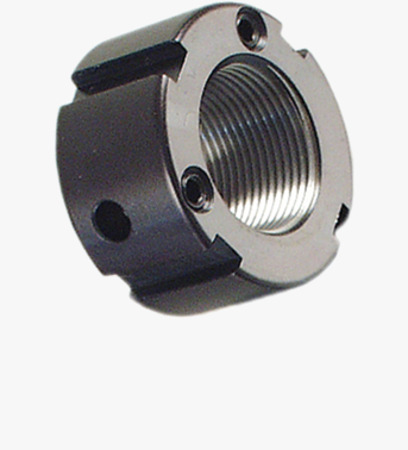 BN 38353 FASTEKS® PRECISKO AS High-precision locknuts with axial set screw, ground version
