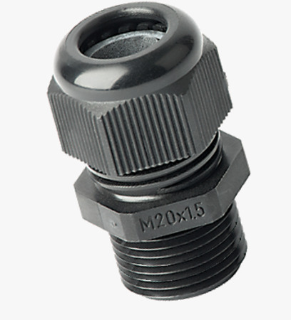 BN 22069 JACOB® PERFECT Cable glands with metric screw, sealing range and dome nut identical Pg-series long