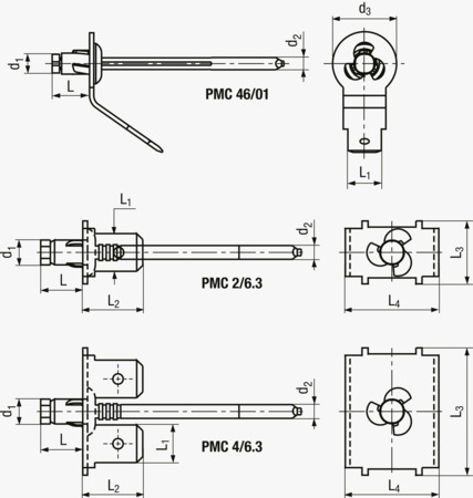 BN 30839 POP® PMC Terminal rivet