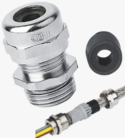 BN 22155 JACOB® PERFECT EMC-cable glands with NPT thread
