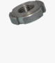 BN 218 Slotted round nuts unhardened and unground