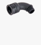 BN 22697 REIKU® VP BRB, Gas Arched elbows 90° with integrated seal and male thread