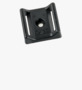 BN 20279 Panduit® Tak-Ty® Hook and loop cable tie mounts mounting with rubber adhesive
