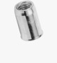 BN 5859 TUBTARA® UKO (UT/FEKS) Blind rivet nuts small countersunk head, round shank, open end