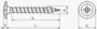 BN 8702 SPAX® Flangehoved spånpladeskruer med fuldt gevind og krydskærv Pozidriv form Z med 4CUT-Spids