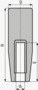 BN 3025 FASTEKS® FAL Poignées cylindriques avec alésage de montage