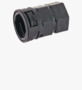 BN 22737 REIKU® VP IRB, metr. Straight connectors with integrated seal and female thread