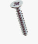 BN 2042 ecosyn® plast Flat countersunk head screws with cross recess Pozidriv type Z