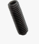 BN 37 Hex socket set screws with cup point and pipe thread