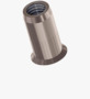 BN 25094 TUBTARA® UFO KN / SFO KN Blind rivet nuts countersunk head with knurl, shank with improved knurl, open end