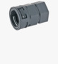 BN 22738 REIKU® VP IRG, Pg Straight connectors with integrated seal and female thread