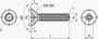 BN 3327 Sekskanthoved gevindformende skruer type M med metrisk gevind og krydskærv Pozidriv form Z