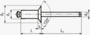 BN 21401 FASTEKS® FBR FSC…ALST Blind rivets Standard countersunk head