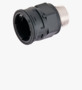 BN 22685 REIKU® VM GRB, metr. Straight connectors with integrated seal and male metal thread
