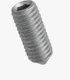 BN 1425 Hex socket set screws with cone point