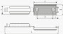 BN 20414 Panduit® Latching flat cable mounts <B>to glue</B>
