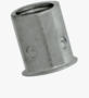 BN 25047 BCT® BS/KS Blind rivet nuts Micro round shank, small countersunk head, open end