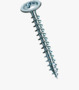 BN 8702 SPAX® Pozi flange head chipboard screws form Z, fully threaded with 4CUT point