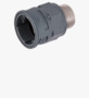 BN 22684 REIKU® VM GRG, metr. Conectores rectos con sellado integrado y rosca exterior de metal