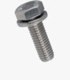 BN 13281 Hex head assembled screws with captive flat washer DIN 6902 A