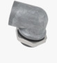 BN 22205 JACOB® 90° 接頭帶防鬆螺帽 Pg內螺紋和外螺紋，