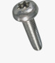 BN 5653 Hexalobular (6 Lobe) socket pan head thread forming screws ~type C, metric thread