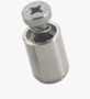 BN 20717 PEM® PFC2P 浮動螺絲 帶盤頭十字穴, 用於金屬材料