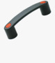 BN 1449 ELESA® ERGOSTYLE EBP. Bridge handles assembly from the front side