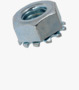 BN 1364 Hex nuts with external tooth lock washer