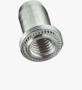 BN 20602 PEM® BS Self-clinching nuts closed type, for metallic materials