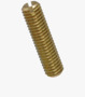 BN 1406 Slotted set screws with flat point, chamfered