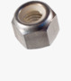 BN 81758 Prevailing torque type hex lock nuts high type with polyamide insert