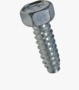 BN 6028 Building screws with flat end partially / fully threaded, without sealing washer