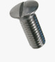 BN 659 Slotted oval countersunk head machine screws small head
