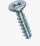 BN 2041 ecosyn® plast Flat countersunk head screws with hexalobular (6 Lobe) socket