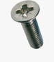 BN 3310 Pozi flat countersunk head machine screws form Z