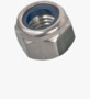 BN 20739 Prevailing torque type hex lock nuts high type with polyamide insert