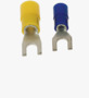 BN 20326 Panduit® Pan-Term® Nepájená lisovací kabelová očka s PVC izolací, vidlicovitý tvar